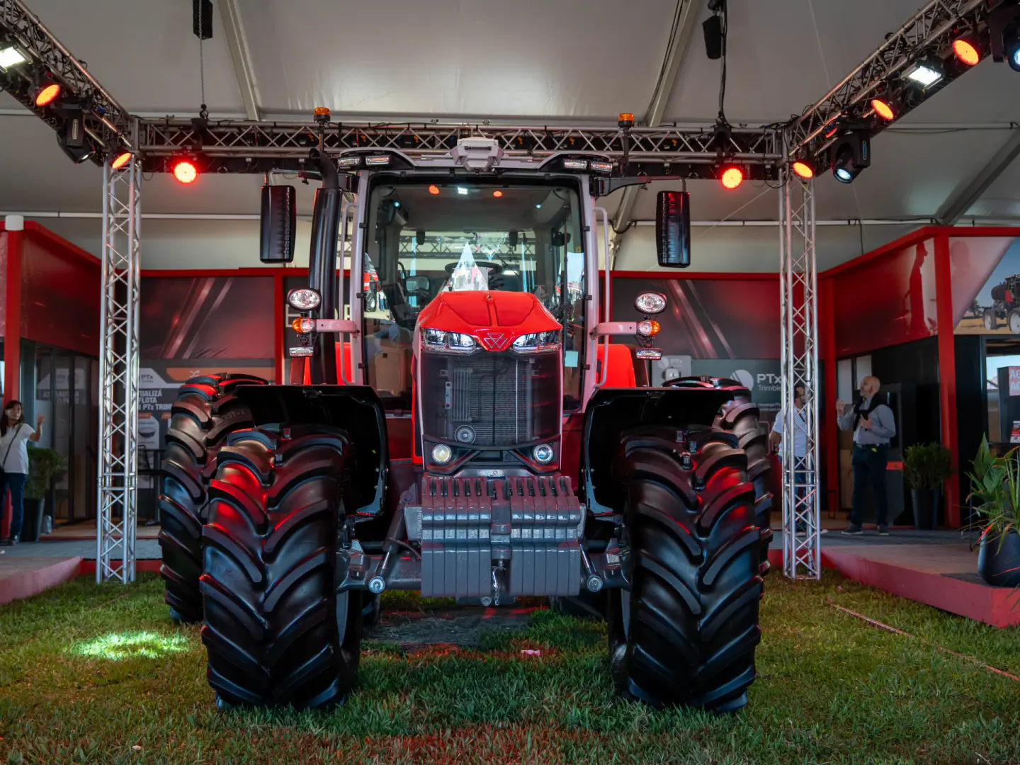 Massey Ferguson tractor at the Expoagro 2026 stand