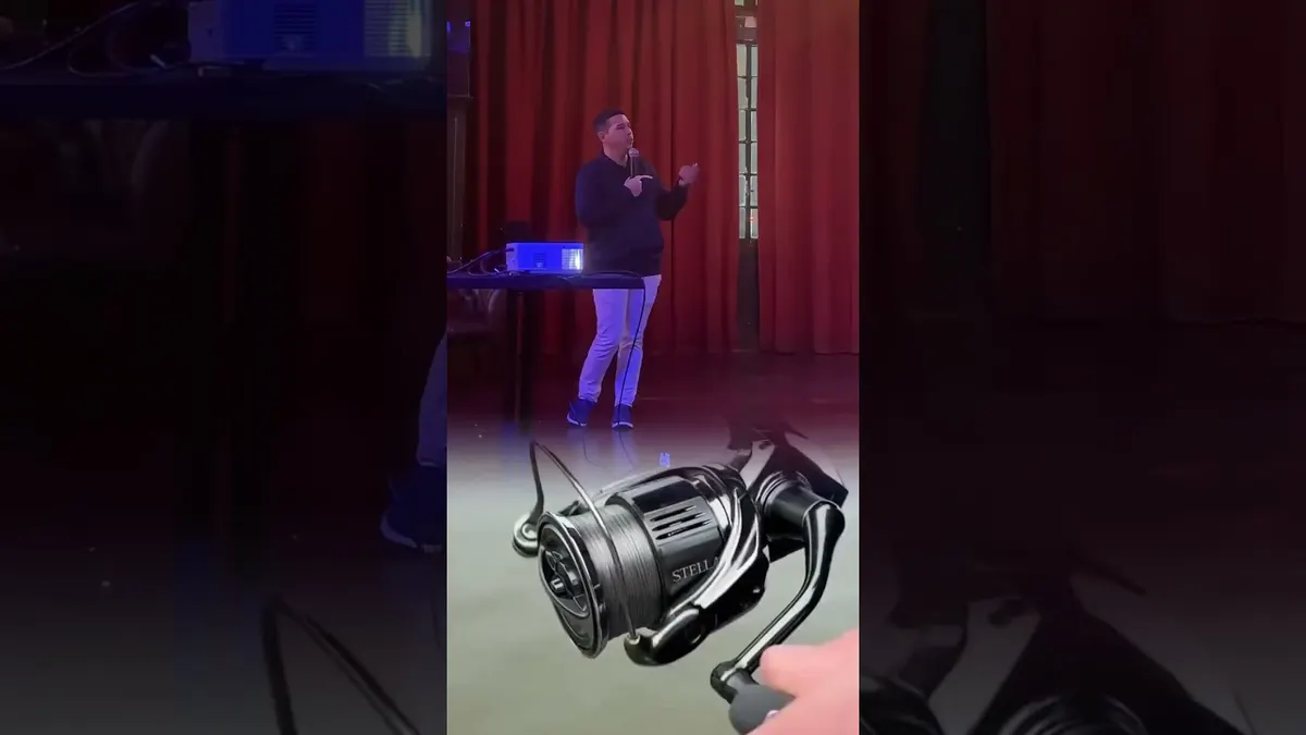 Escenario del lanzamiento de Shimano Fishing Argentina, cubierto por Upway